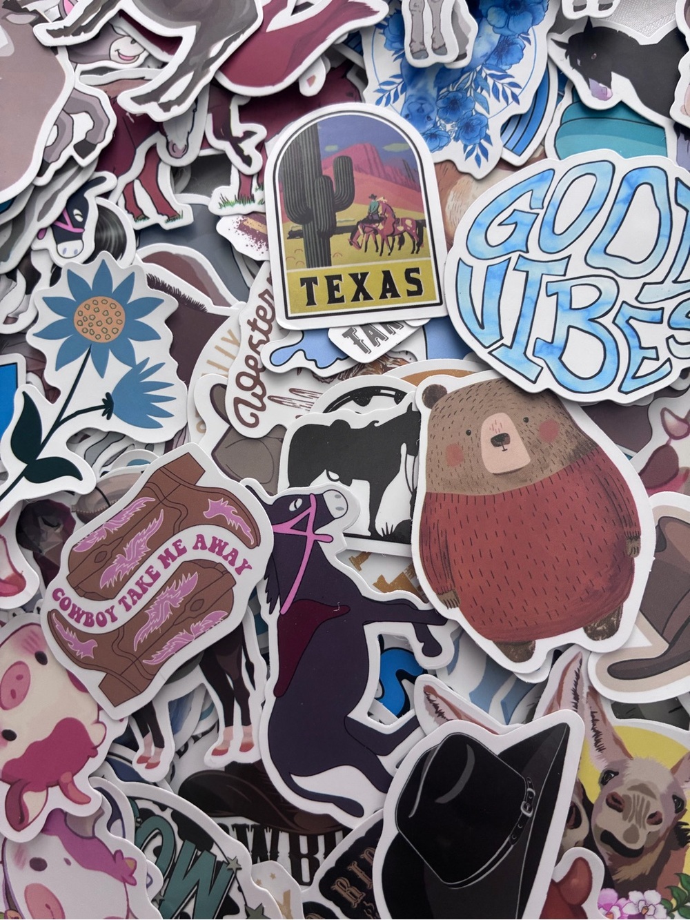 100PCS Cute Stickers Kawaii Farm Animal Stickers